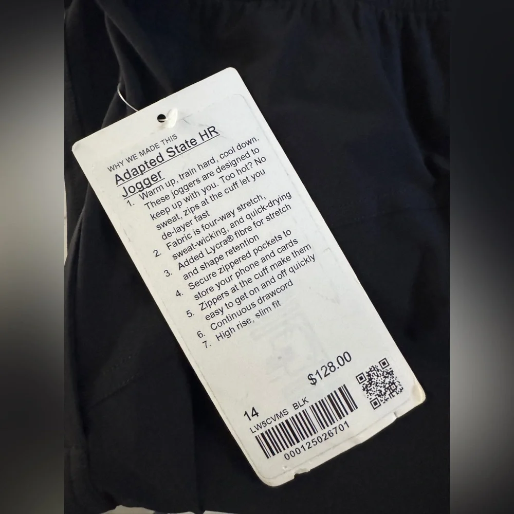 Lululemon Adapted State Jogger in Black